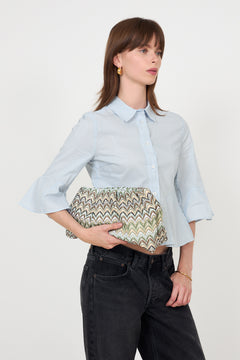 Pala Maxi Clutch Bag - Beetle Green