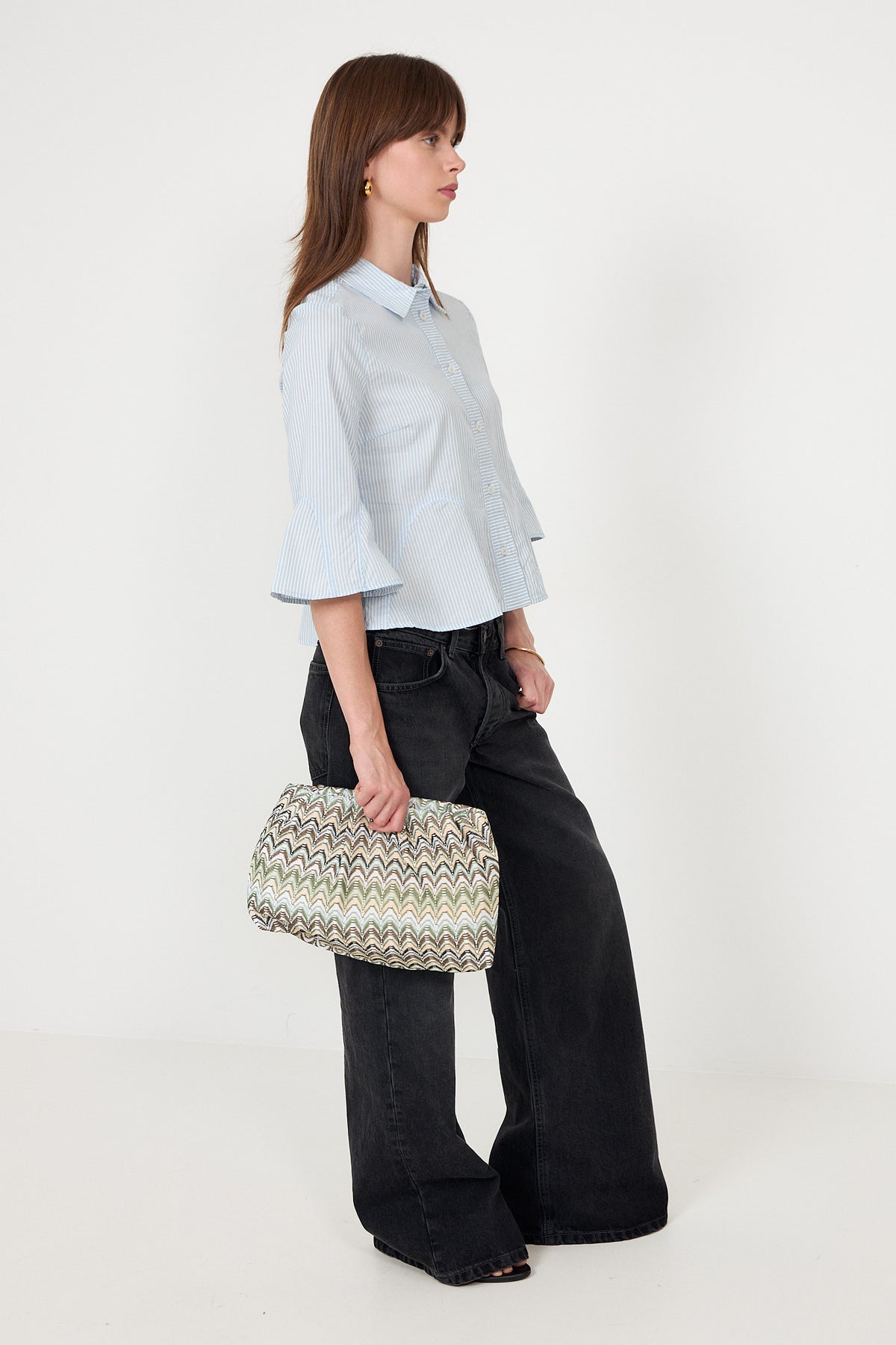 Pala Maxi Clutch Bag - Beetle Green