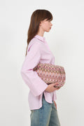 Pala Maxi Clutch Bag - Dusty Rose