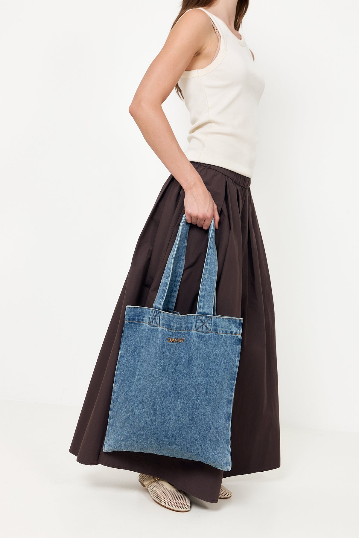 Day Washed Denim Shopper - Medium Denim