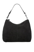 Suede Ginni Large Bag - Black