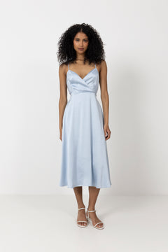 Bow Dress - Arctic Blue