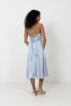 Bow Dress - Arctic Blue