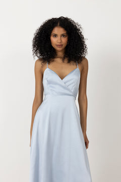 Bow Dress - Arctic Blue