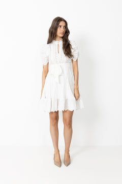 Lita Ss Dress - White