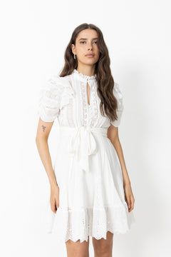 Lita Ss Dress - White