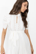 Lita Ss Dress - White