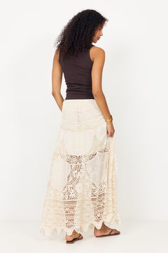 Bohe Skirt - Cream