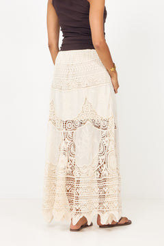 Bohe Skirt - Cream