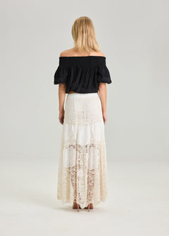 Bohe Skirt - Cream