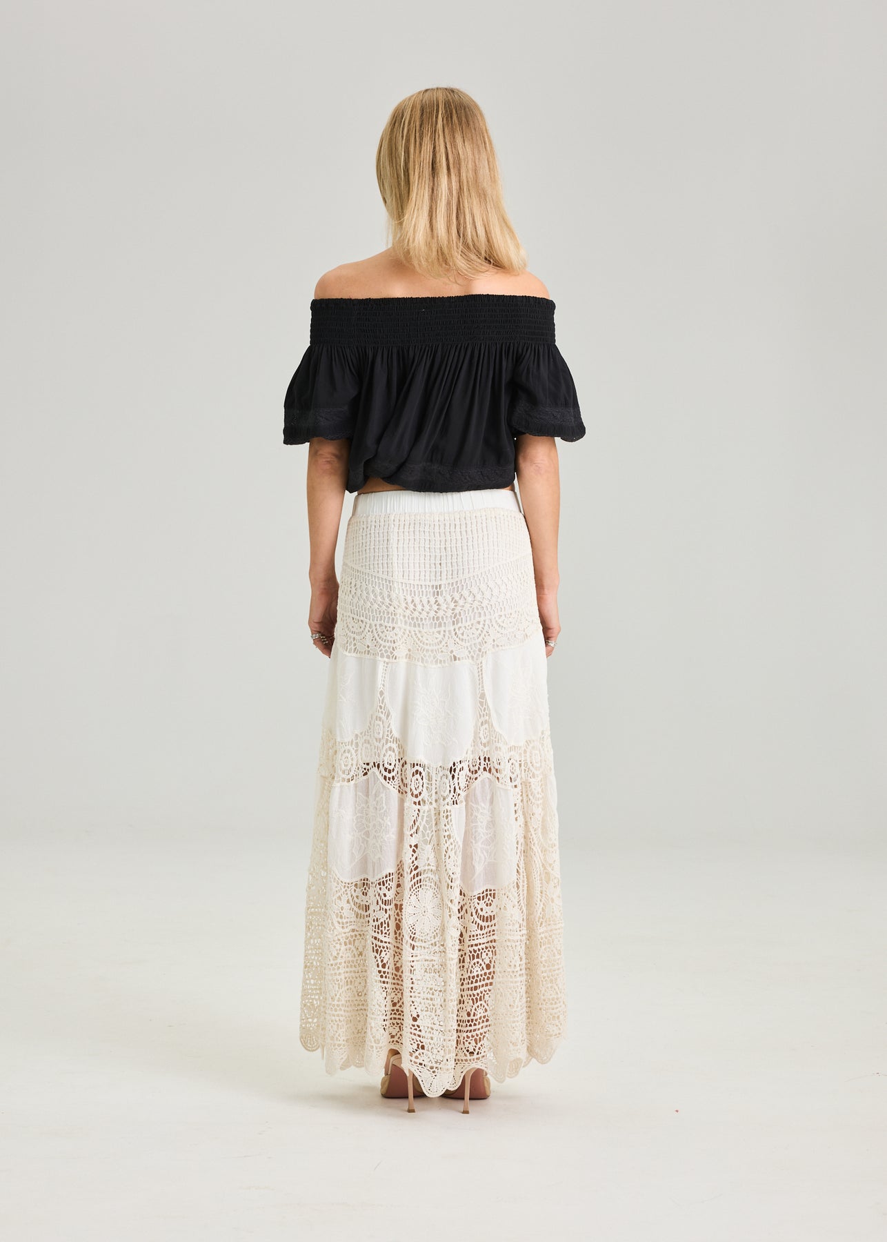 Bohe Skirt - Cream