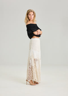 Bohe Skirt - Cream