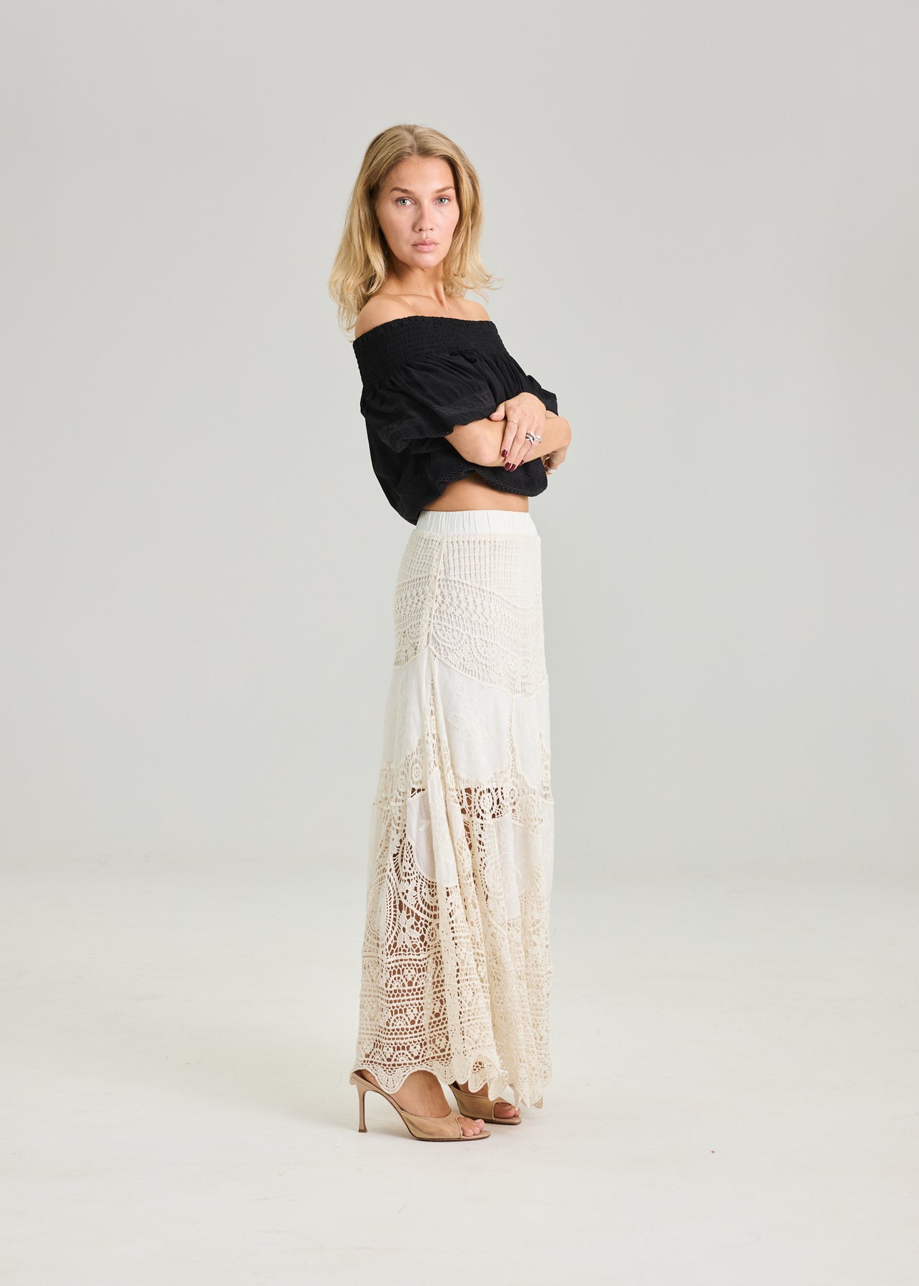 Bohe Skirt - Cream