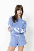 Terry Logo Sweatshirt - Sky Blue