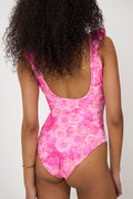 Agnes Swimsuit - Pink Rosegarden
