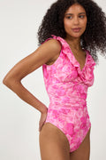 Agnes Swimsuit - Pink Rosegarden