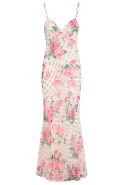 Dahlia Dress - Polka Rose