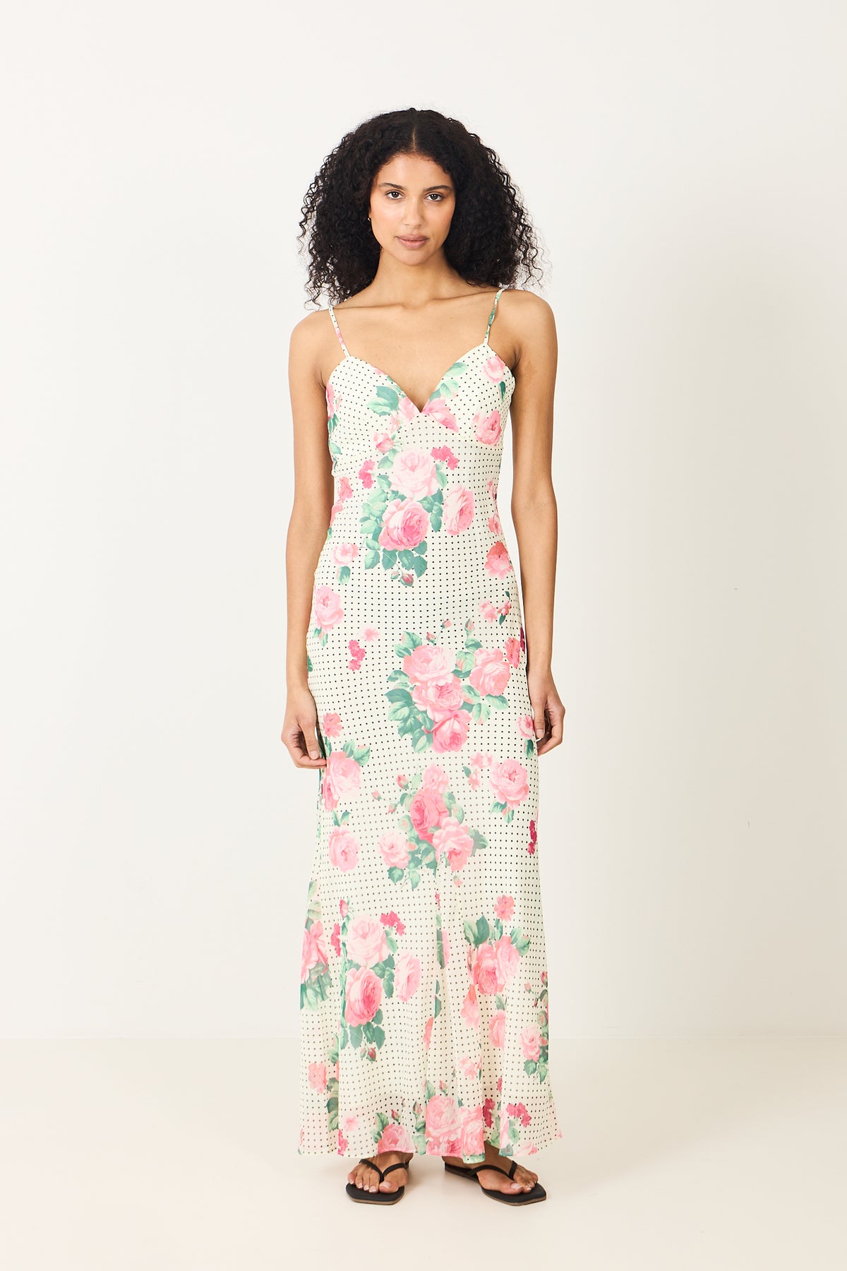Dahlia Dress - Polka Rose