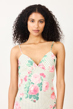 Dahlia Dress - Polka Rose