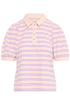 Kleo Polo - Creme Lilac Stripe