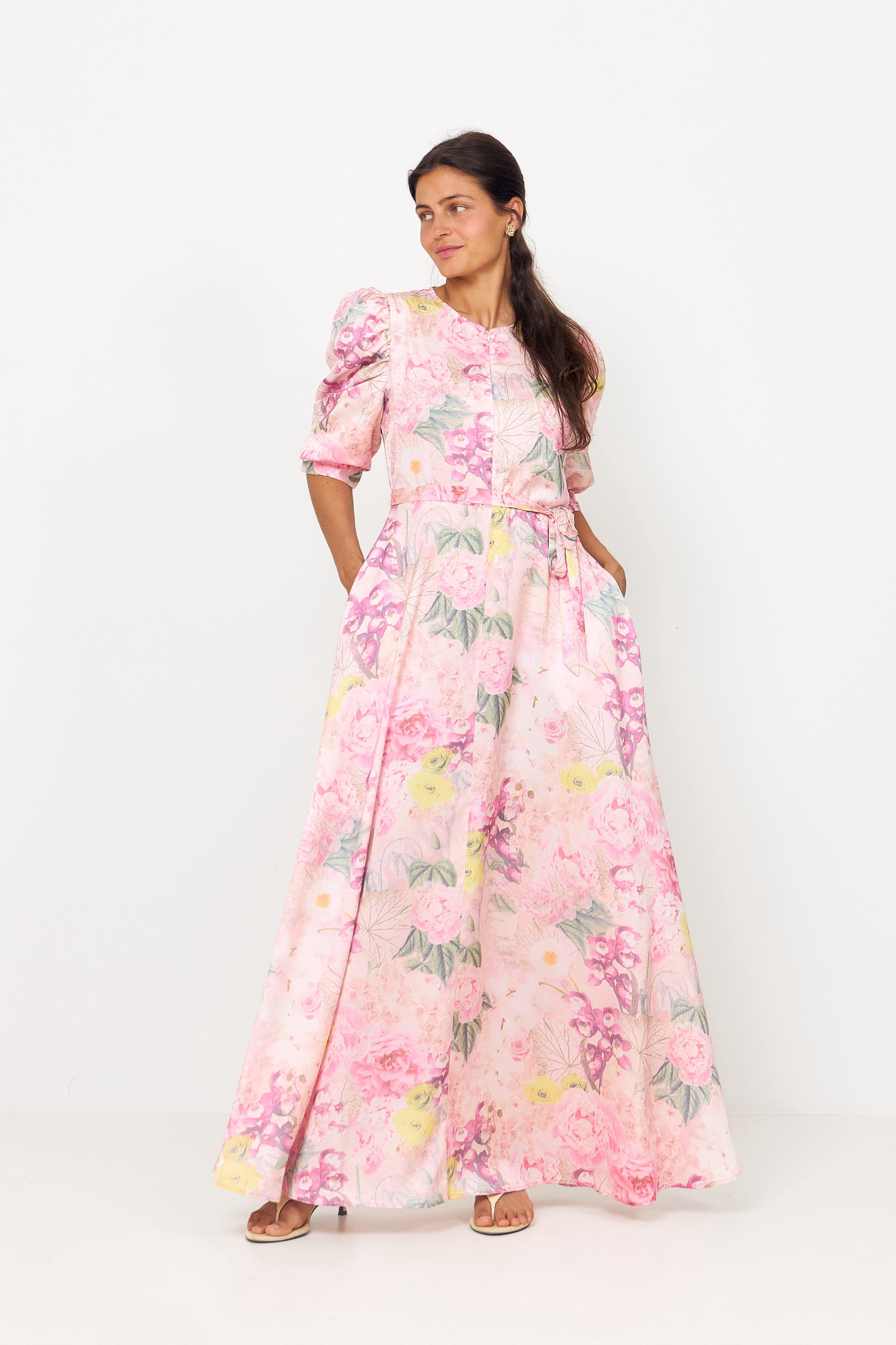 Cras Cph - Kjoler - Kayla Maxi Dress - Floral Garden - Villoid