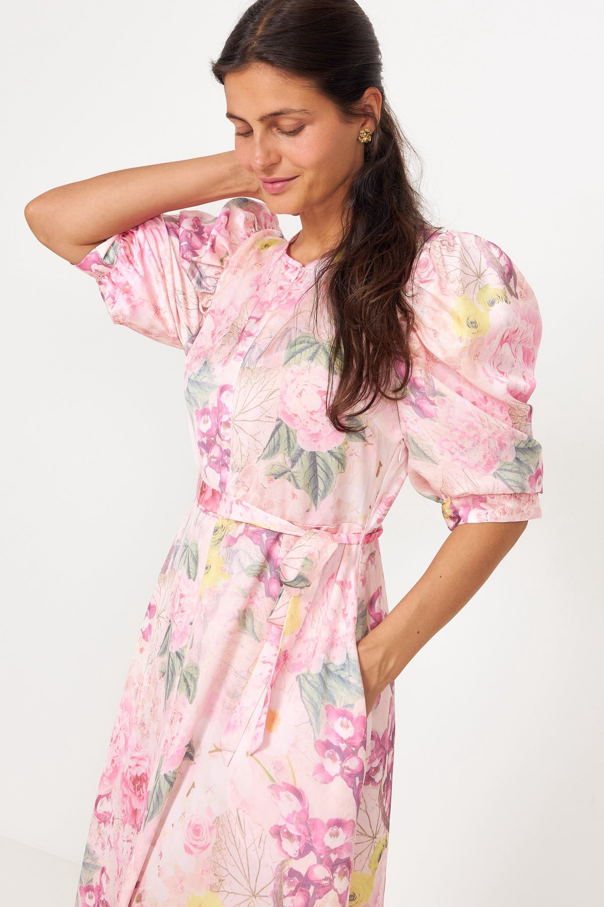 Kayla Maxi Dress - Floral Garden