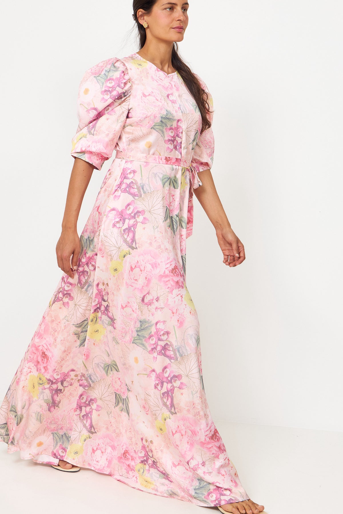 Kayla Maxi Dress - Floral Garden