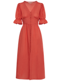 Andrea Dress - Candid Apple Linen