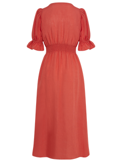 Andrea Dress - Candid Apple Linen