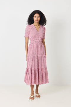 Mina Dress - Tuscany Red