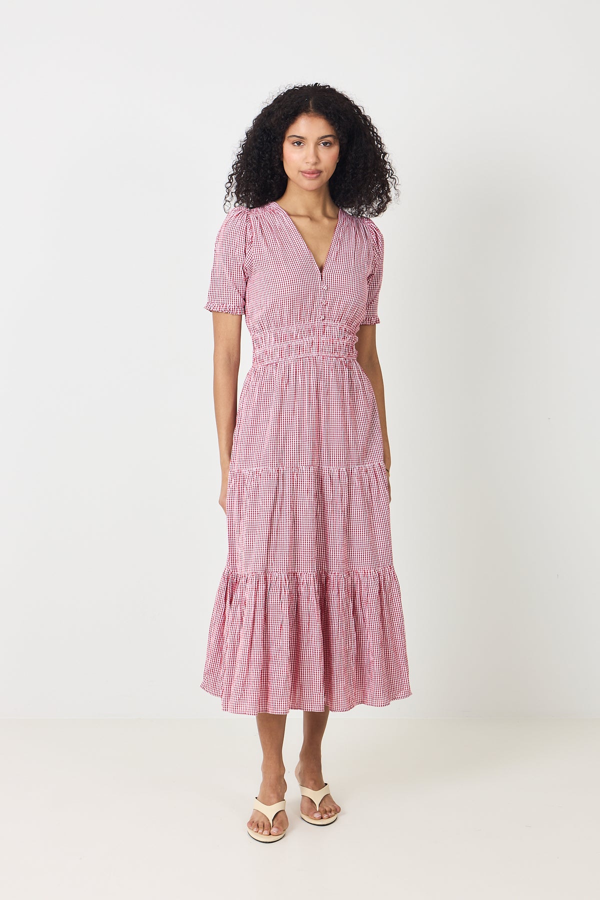 Mina Dress - Tuscany Red