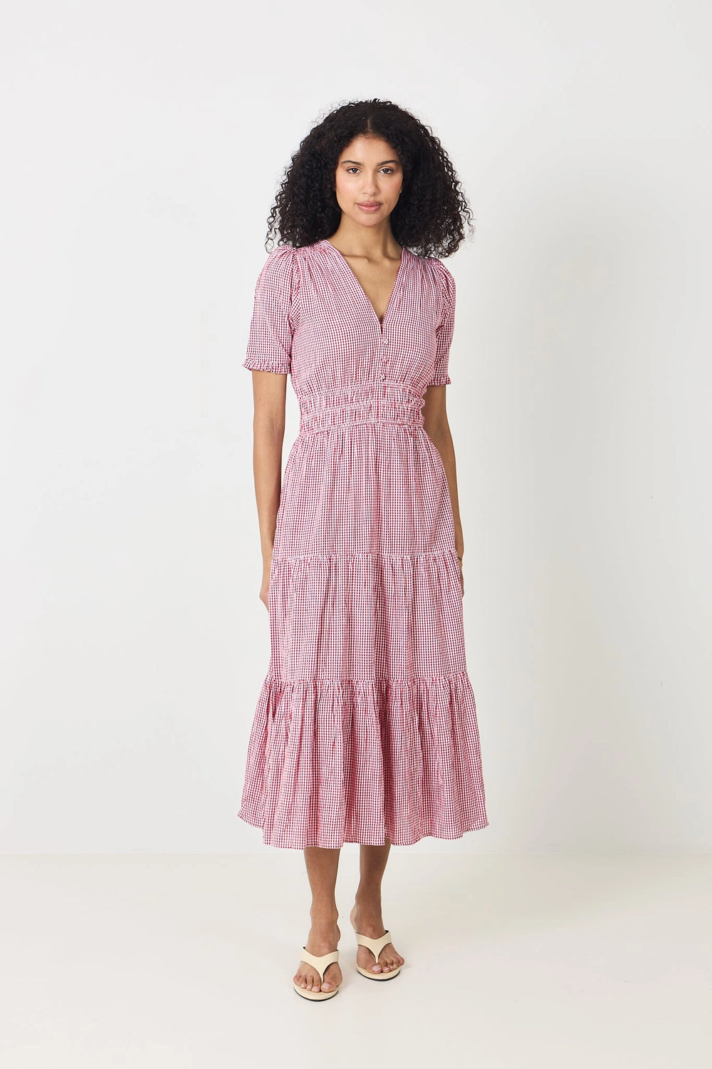 Mina Dress - Tuscany Red