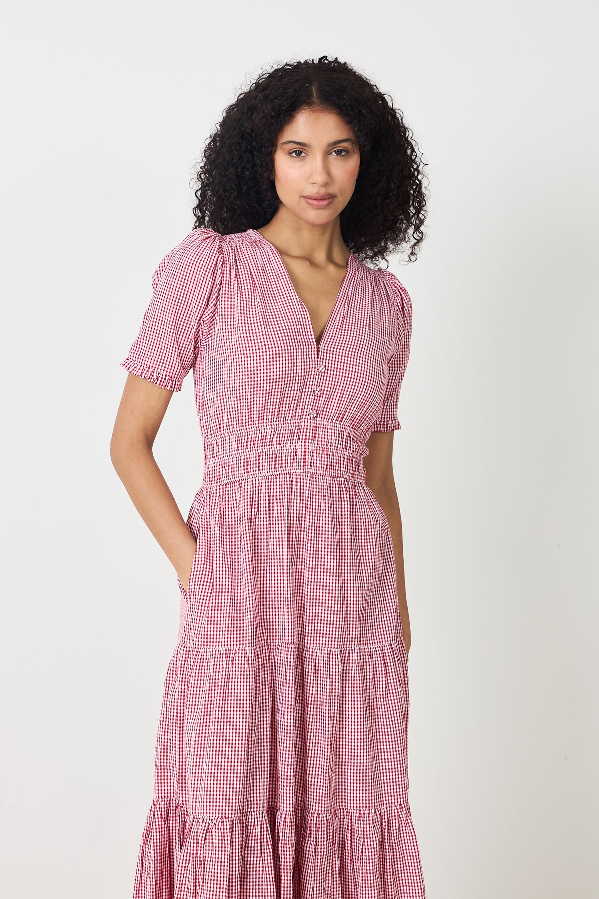 Mina Dress - Tuscany Red
