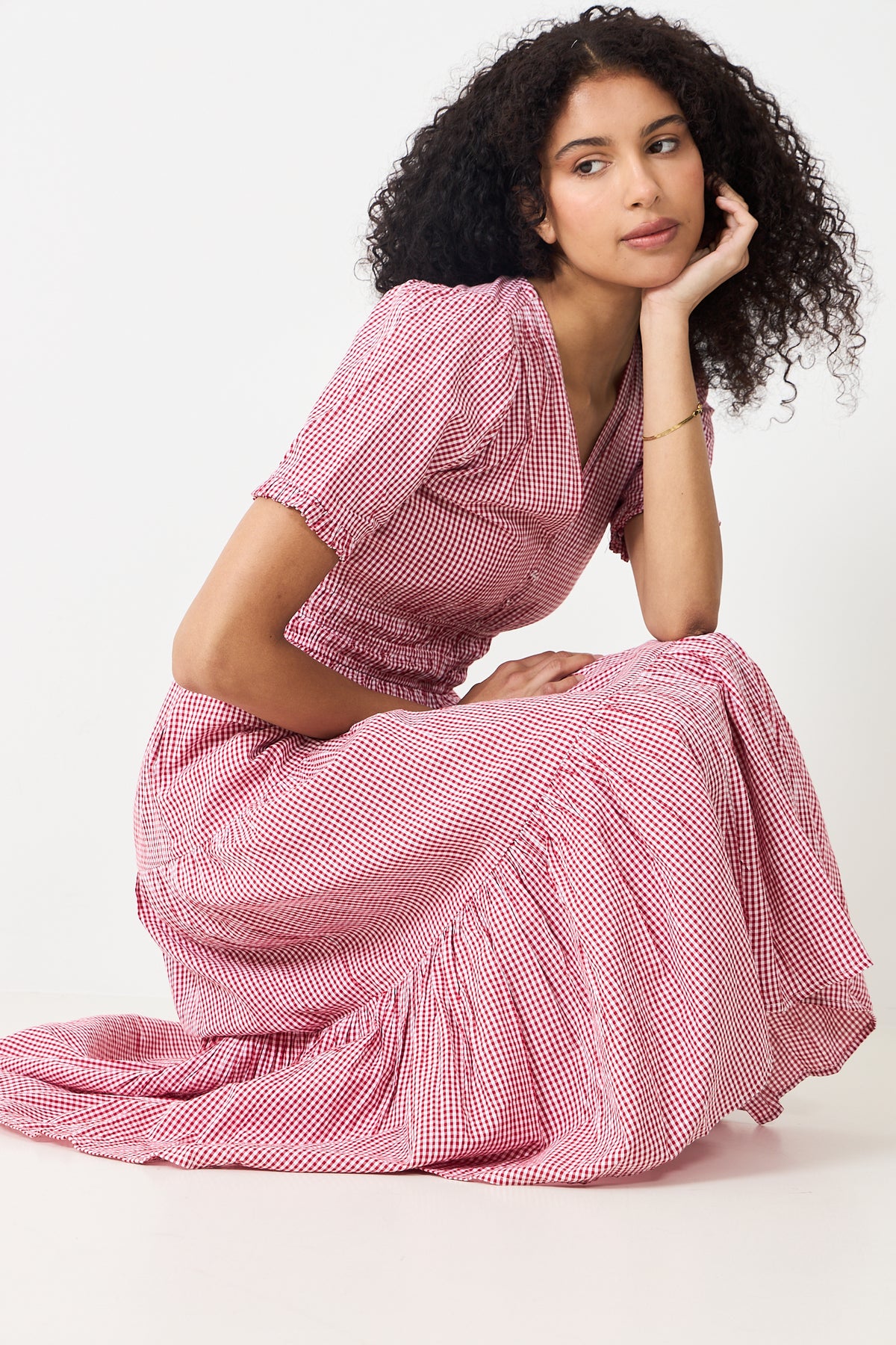 Mina Dress - Tuscany Red