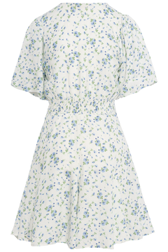 Bianca Dress - Blue Fleur Linen