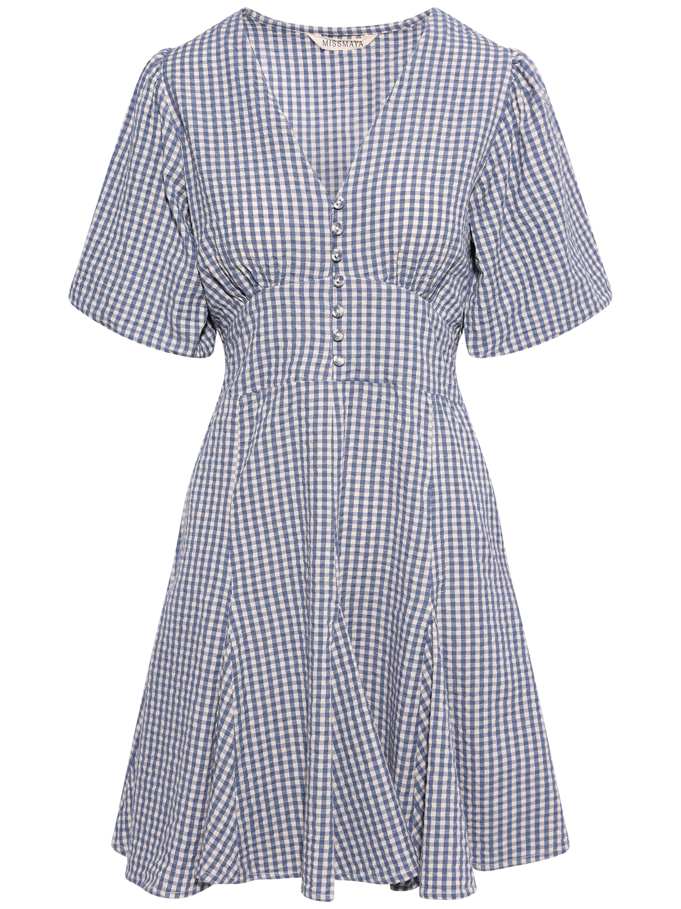 Bianca Dress - Misty Blue