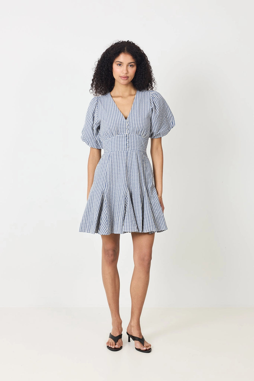 Bianca Dress - Misty Blue