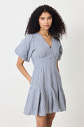 Bianca Dress - Misty Blue