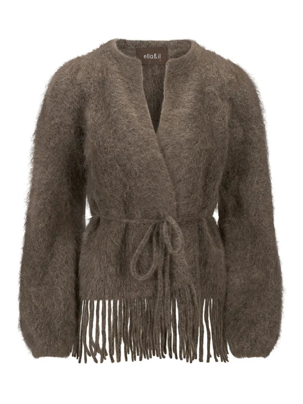 Fidele Chunky Cardigan - Brown