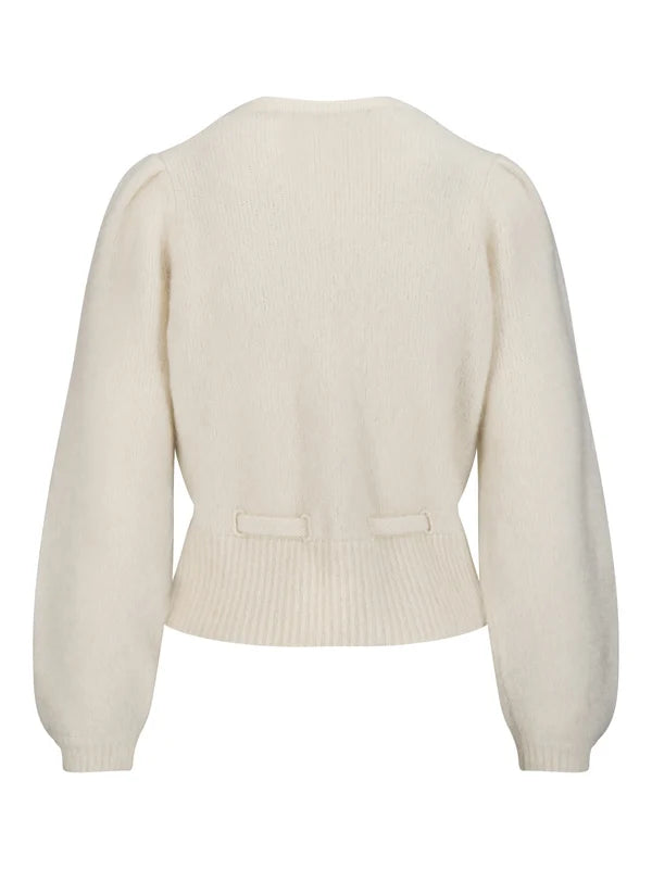 Malin Chunky Cardigan - Bright White