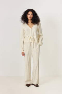 Malin Chunky Cardigan - Bright White
