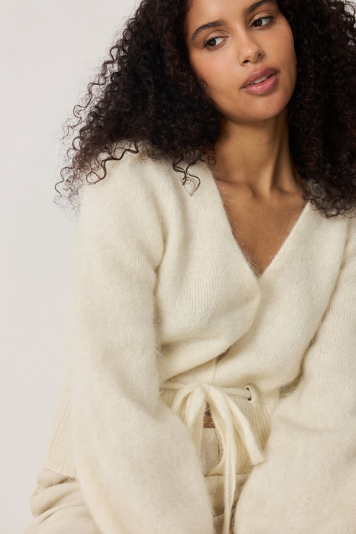 Malin Chunky Cardigan - Bright White