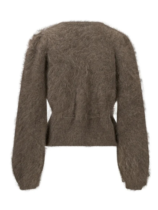 Malin Chunky Cardigan - Brown
