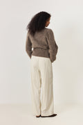 Malin Chunky Cardigan - Brown
