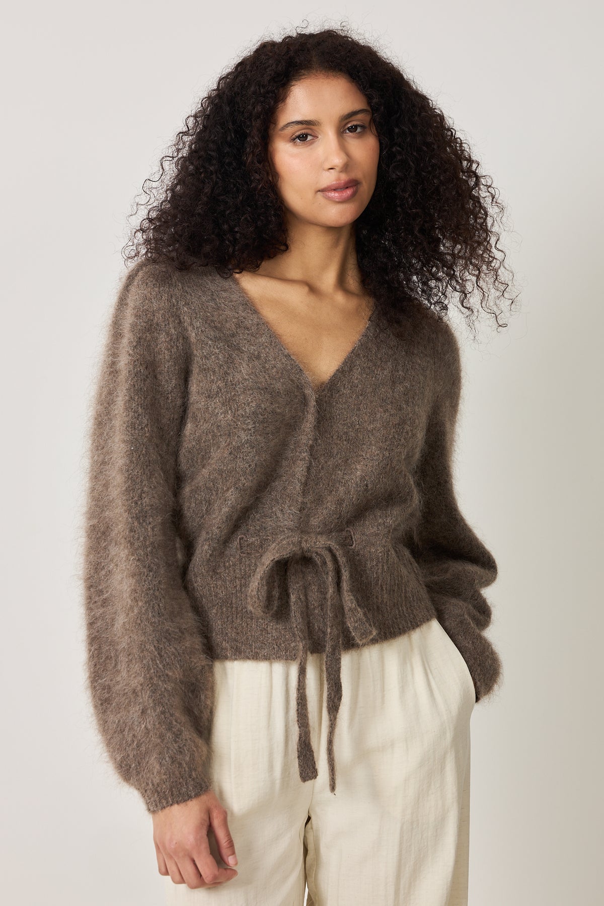 Malin Chunky Cardigan - Brown