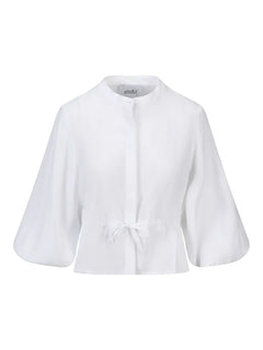 Camille Linen Shirt - White