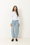 Camille Linen Shirt - White