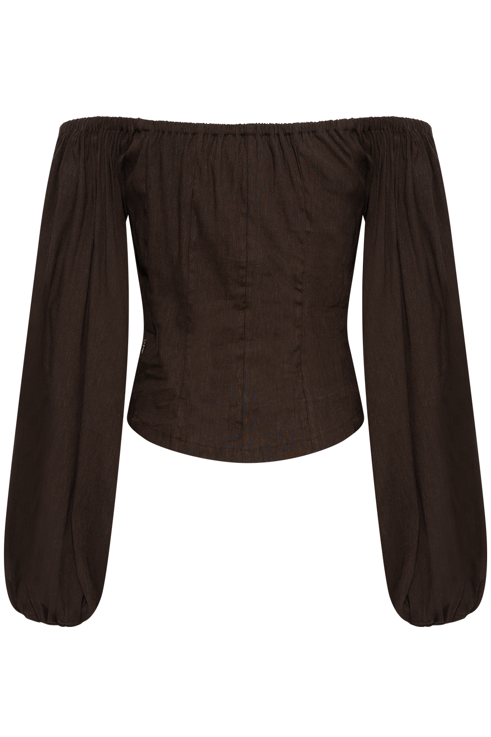 Luiza Linen Shirt - Dark Brown