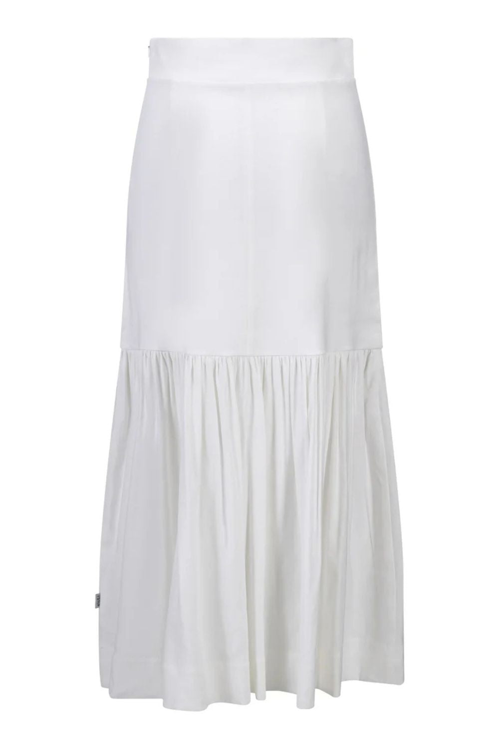 Lill Linen Skirt - White