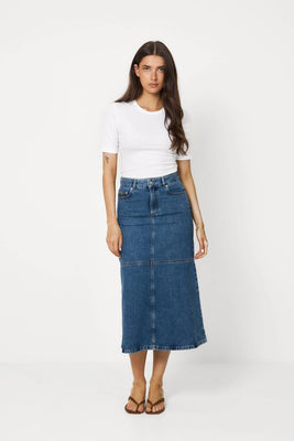 Solene Denim - Mid Denim Blue